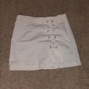 White Zaful skirt